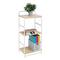 Honey Can Do 33" Small 3-Tier Wood & Metal Shelf